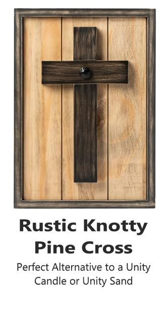 The Rustic Knotty Pine Wedding Unity Cross