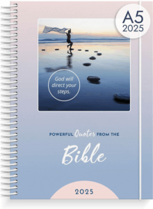 Bible Daily Planner 2025 Quotes from the Bible Christian planner Sturdy cover Thick paper